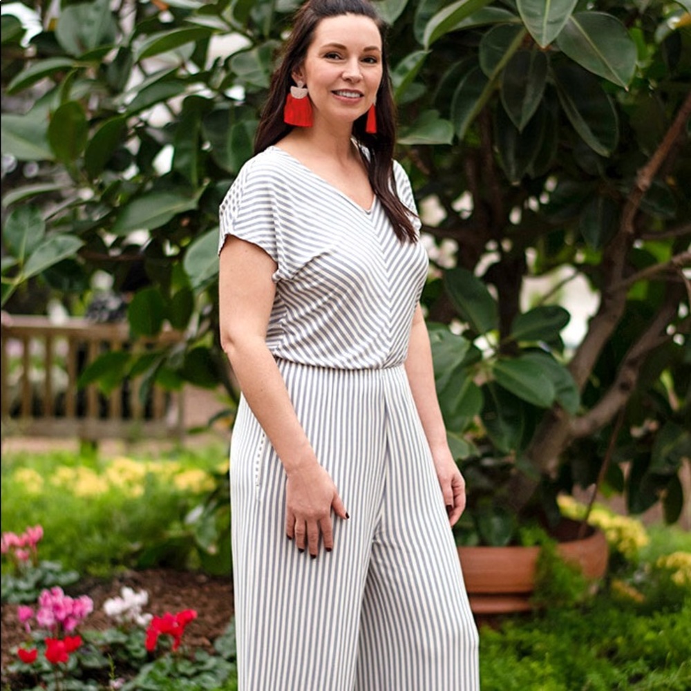 NWT Stripes All Day Romper